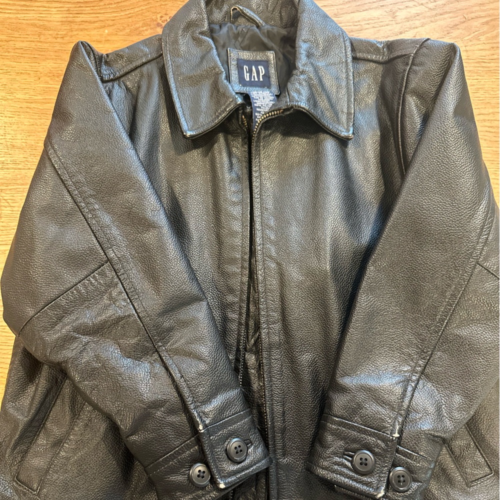 Vintage Gap Kids Leather Jacket